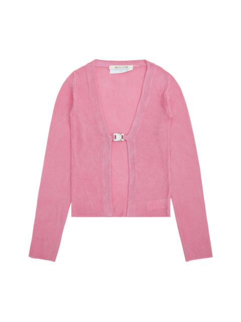 KNIT BUCKLE CARDIGAN