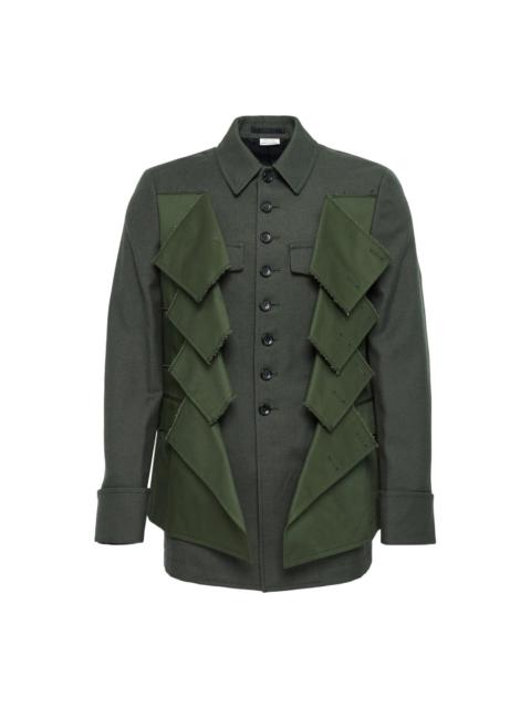 Wool Gariserge X Cotton Chino Jacket