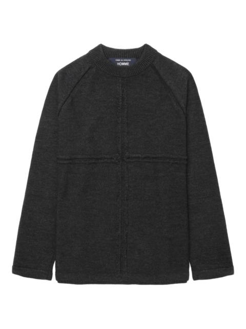 seam-detail jumper