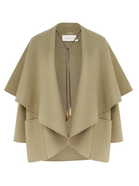 REBELLION TIE NECK CAPE