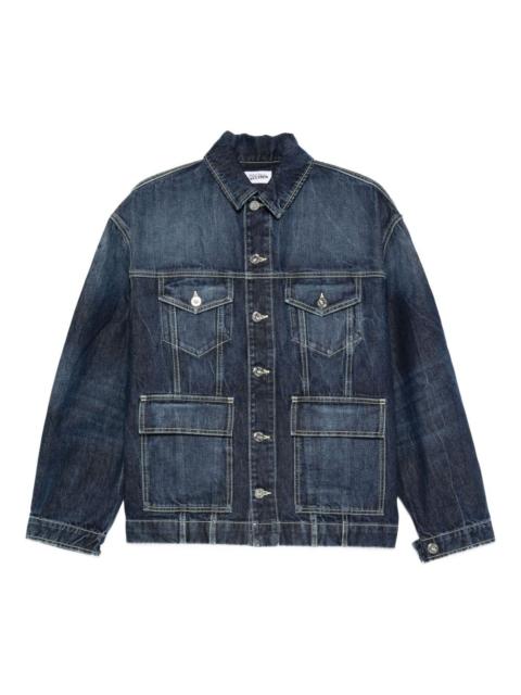 drop-shoulder denim jacket