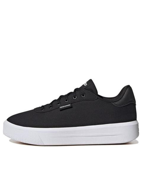 (WMNS) adidas Court Platform CLN Shoes 'Core Black' GW6909