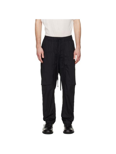 Black M P 34 Trousers