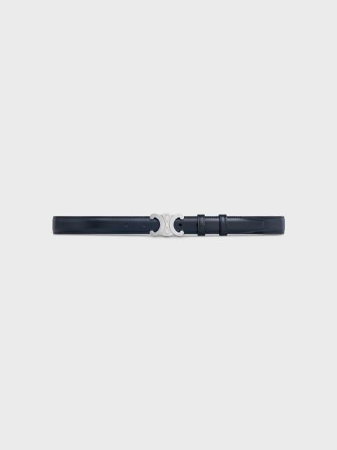 CELINE Medium Triomphe Belt in Taurillon Leather | REVERSIBLE