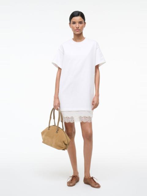 STAUD GRIER DRESS IVORY