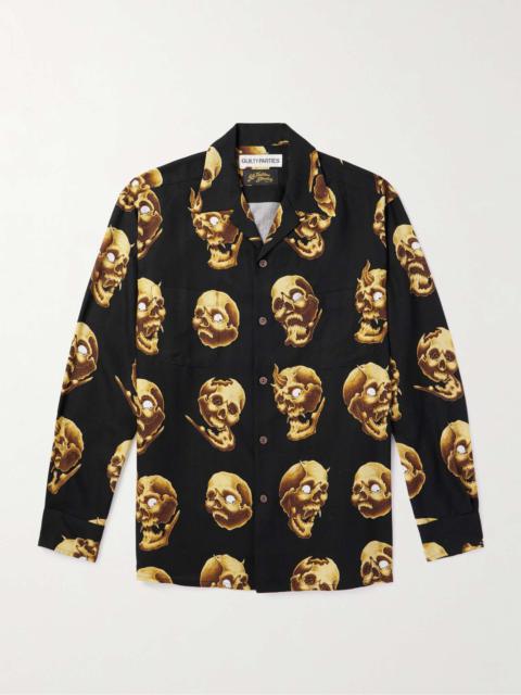 + 56 Tattoo Studio Convertible-Collar Printed TENCEL™ Lyocell Shirt