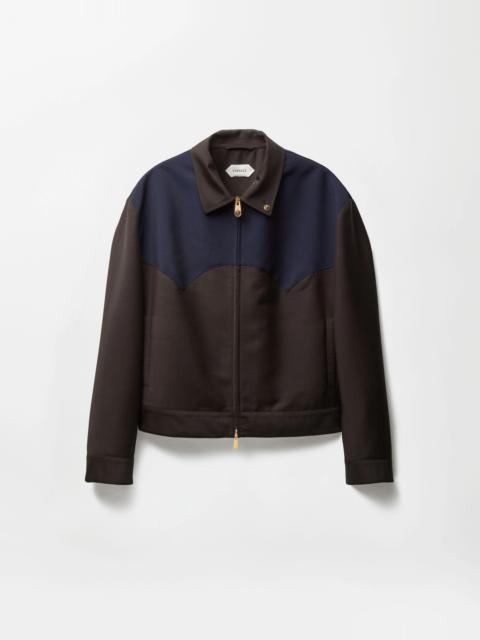 Wool-Mohair Zip Blouson