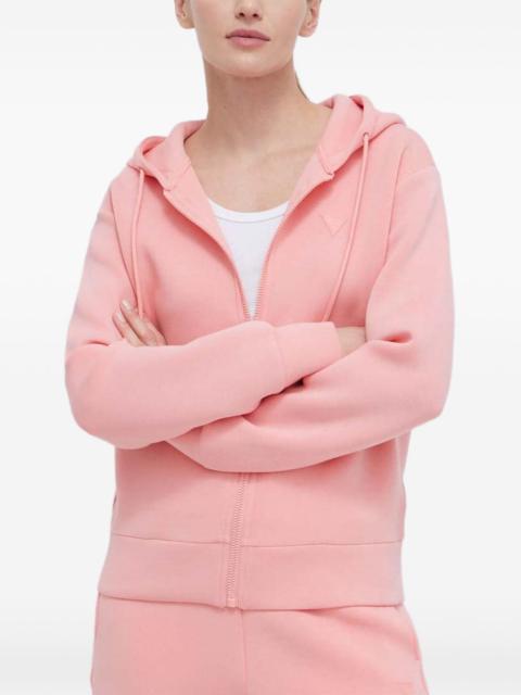 zip-up long-sleeve hoodie