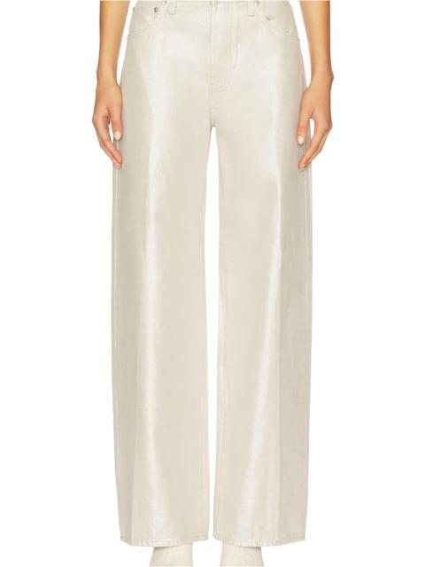 Tate High Rise Bowed Wide Jeans