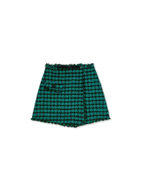 Skort with "Lurex Boucl&egrave; Tweed" motif