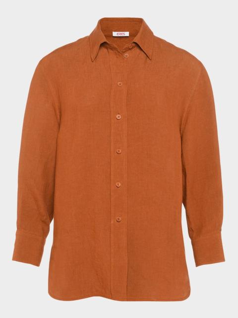 Mignonette Linen Shirtdress