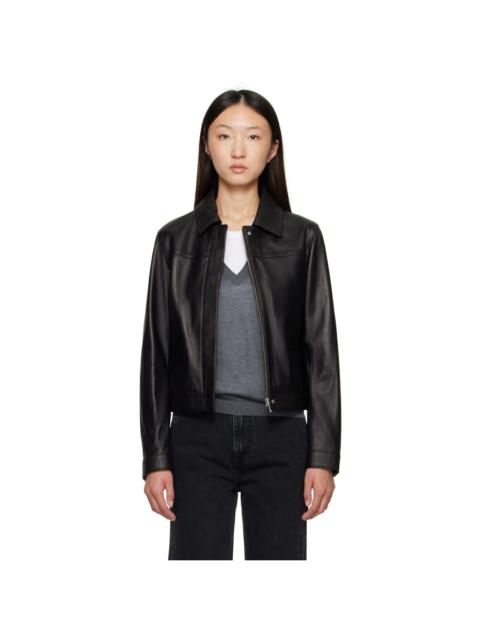 Black Ascot Leather Jacket