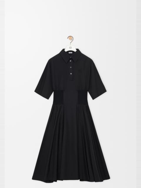 Short sleeve dress in cotton