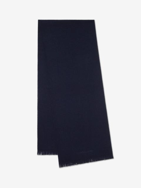 Blue pure wool scarf