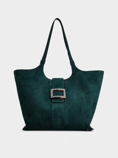 Belle Vivier Medium Shopping Bag in suede