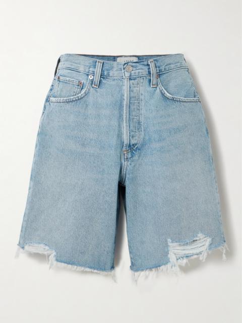 Indra Distressed Denim Shorts
