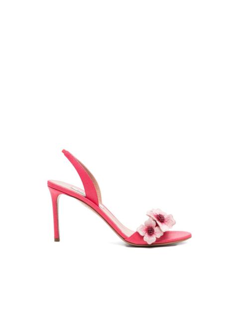 Passionflower slingback sandals
