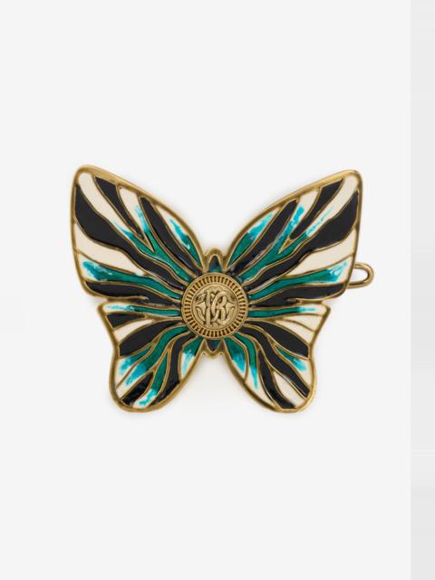 Ray Of Sea Print Butterfly Hair Clip
