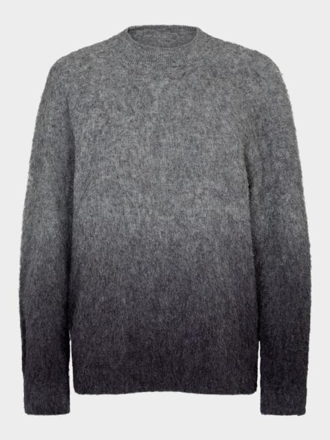 Ombré Wool Crewneck Sweater