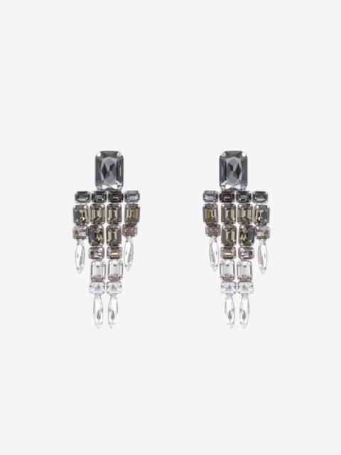 OMBRE CRYSTAL CHANDELIER EARRINGS