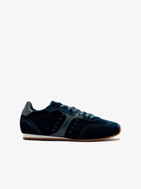 Stella Sneaker In Deepsea Velvet