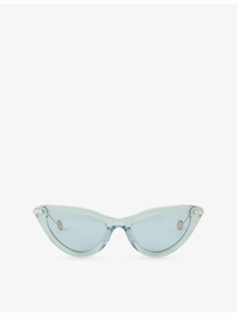 Laarous Cat-Eye Acetate Sunglasses