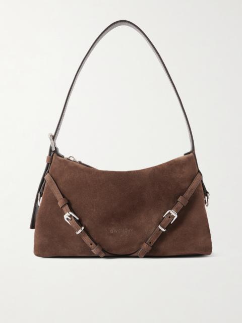 Voyou Suede Shoulder Bag