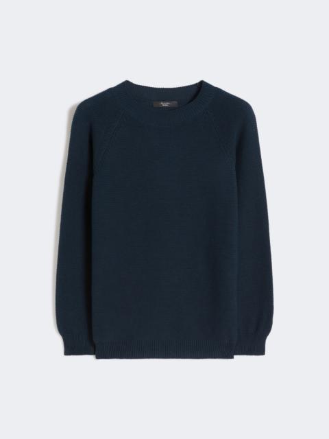 Cotton sweater - NAVY