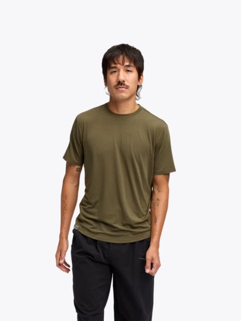 Men's HOKA Essential Tee Shirt in Antique Olive