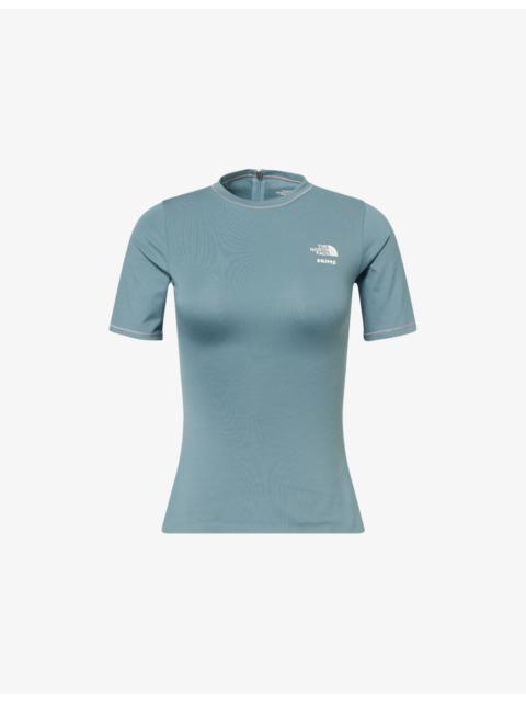 The North Face x SKIMS Refina Stretch-Woven Short-Sleeve Top