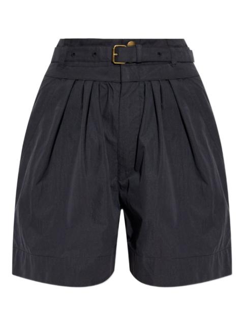 Danica pleated belted shorts