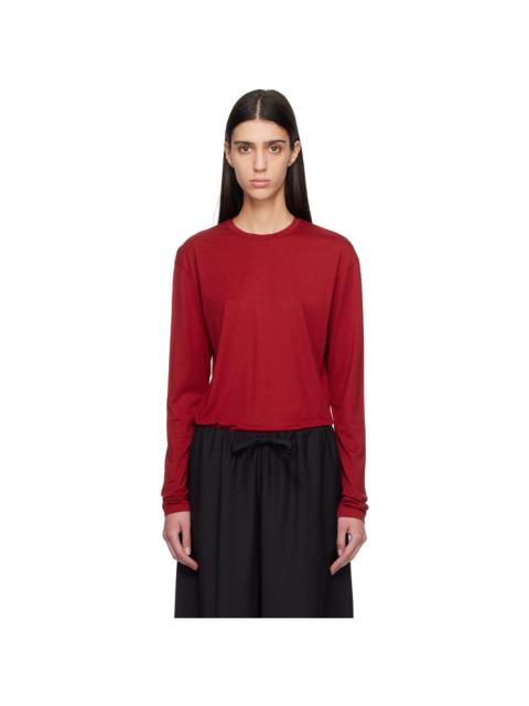 Red Classic Long-Sleeve T-shirt