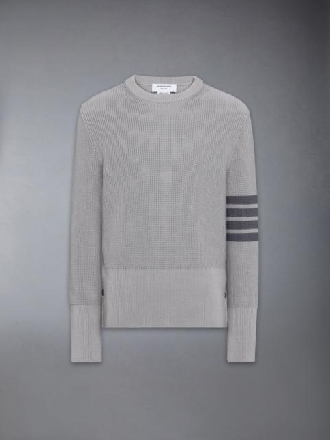 COTTON CARDIGAN STITCH 4-BAR PULLOVER