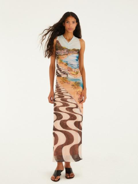 Multicolor Copacabana Beach Skirt