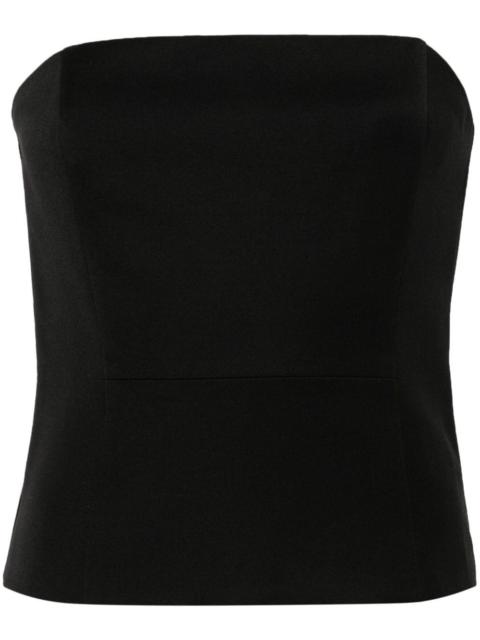 strapless corset top