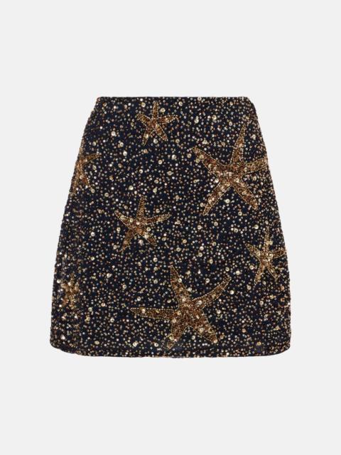 Minna sequined miniskirt