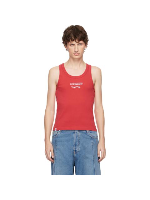 Red Logo Tank Top