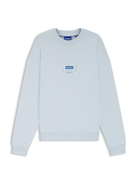 LOGO-LABEL SWEATSHIRT IN A COTTON BLEND