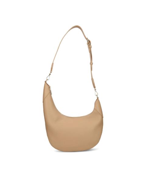 logo-plaque crescent shoulder bag