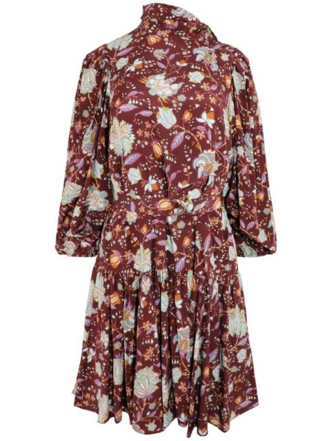 Lula floral-print minidress