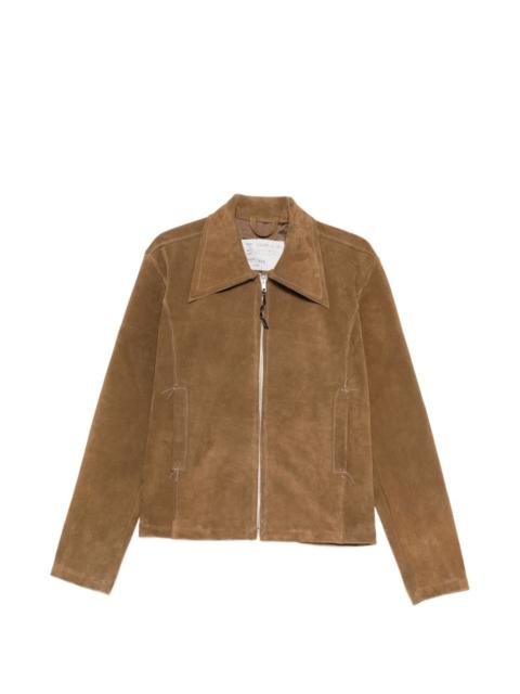 fitted zip pocket jacket