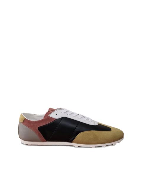 colour-block panelled sneakers