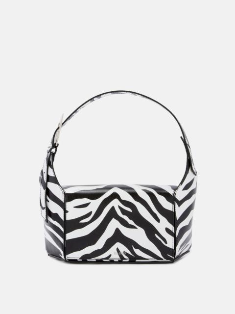 ''7/7'' BLACK AND WHITE SHOULDER BAG