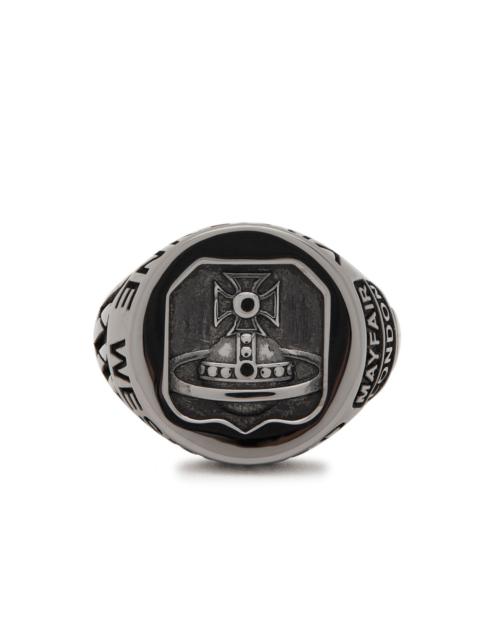 Vivienne Westwood Lancelot Chevalier Platinum Ring