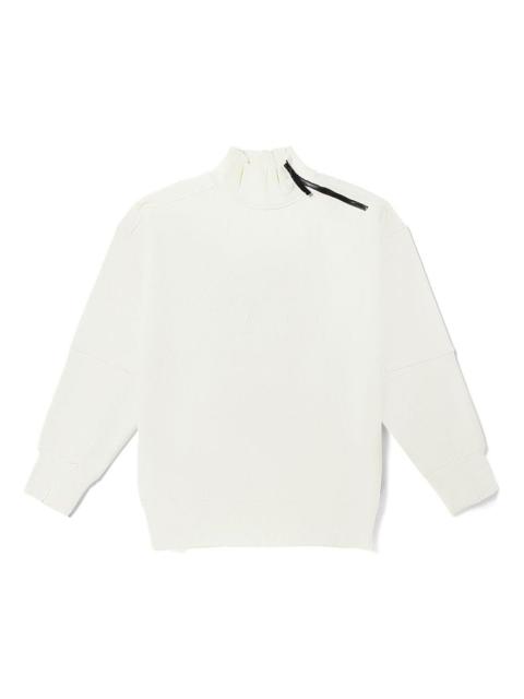 (WMNS) Vans Pullover Zipper Sweatshirt 'White' VN000F2QFS8