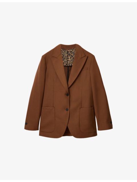 Beck Relaxed-Fit Wool-Blend Blazer