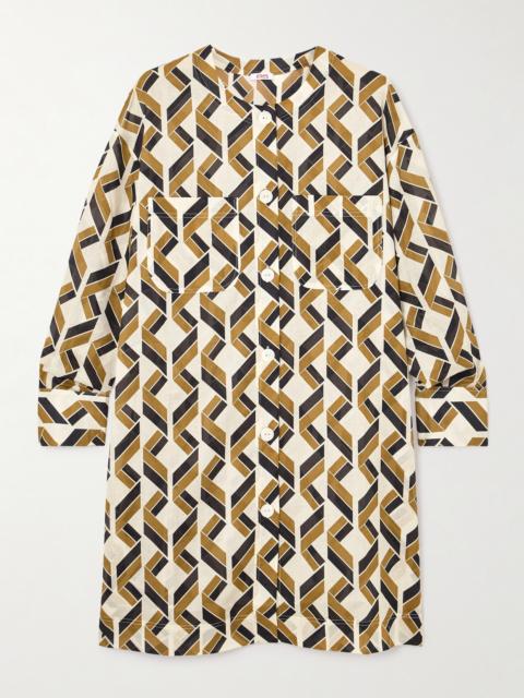 Espace Printed Cotton-voile Shirt