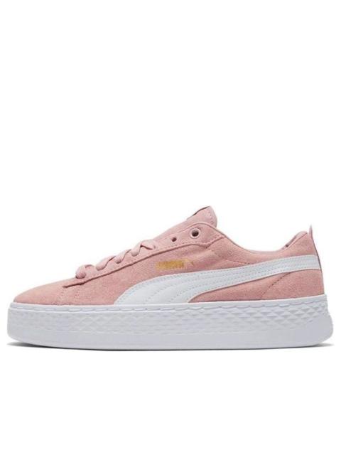 (WMNS) PUMA Smash Platform SD 'Bridal Rose' 366488-10