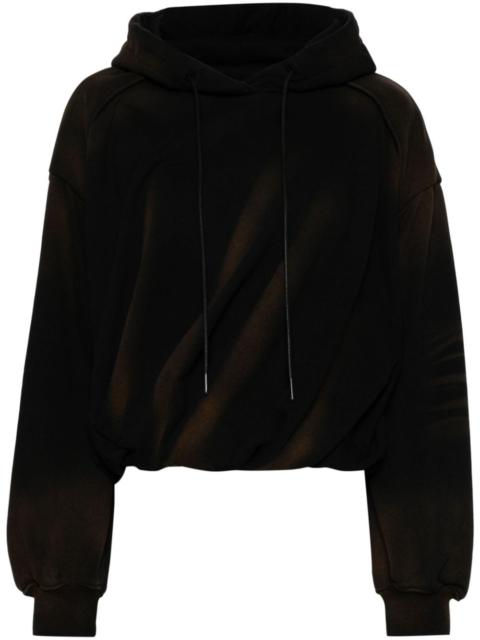 waist shirring hoodie