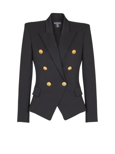 Grain de poudre 6-button fitted jacket